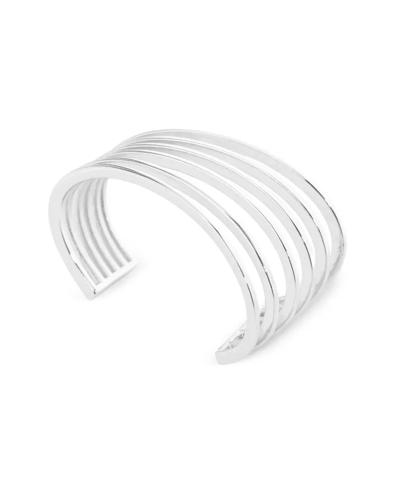Federica Tosi La Cage Cuff Bracelet Silver