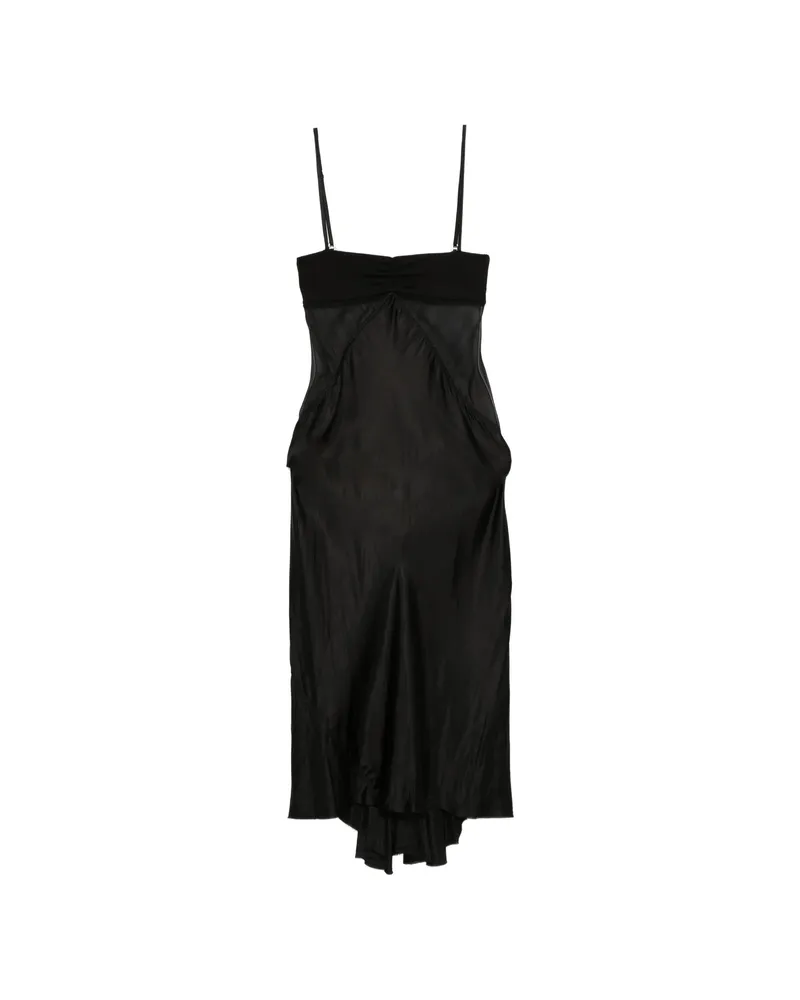 Rick Owens Sleeveless Midi Dress Black