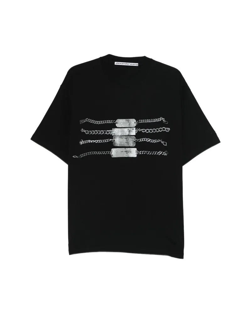 Alexander Wang Crew-neck T-shirt Black