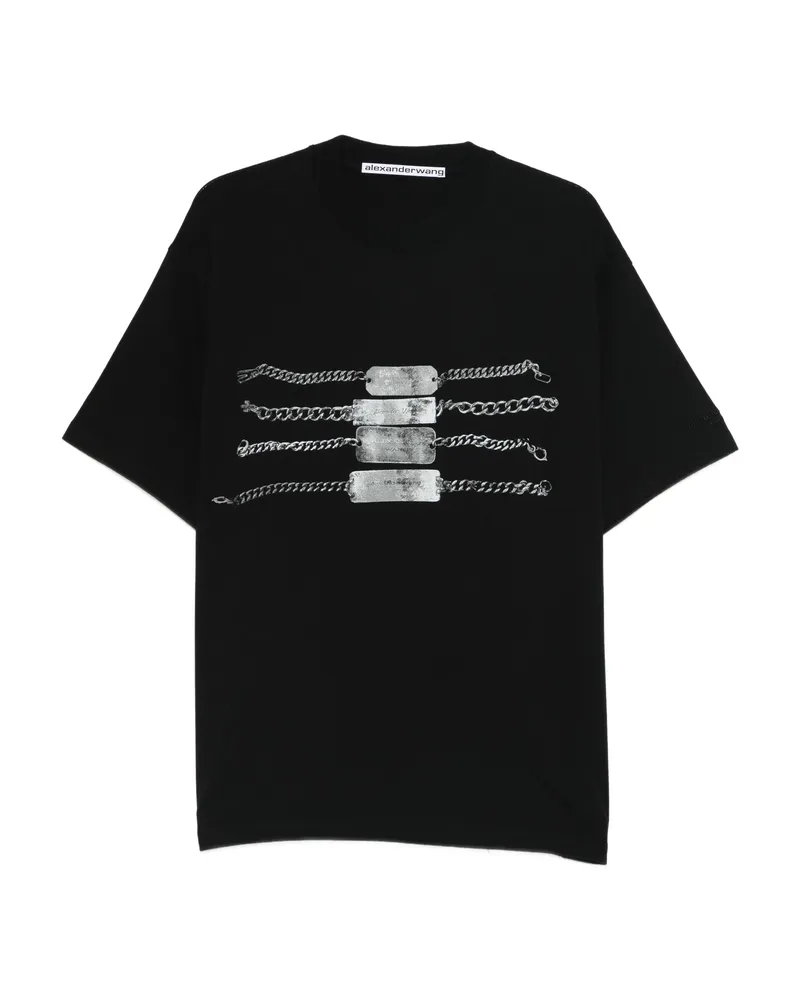 Alexander Wang Crew-neck T-shirt Black