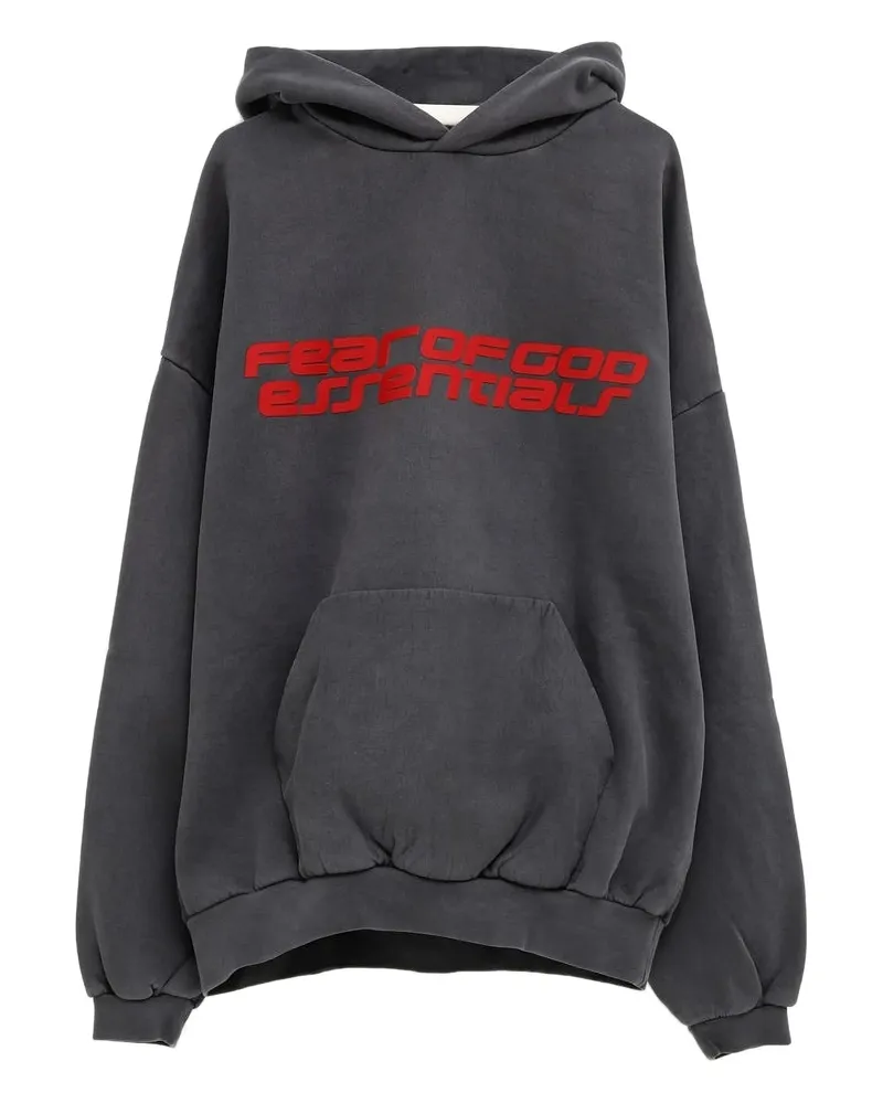 Fear of God 90s Logo-print Hoodie Grey