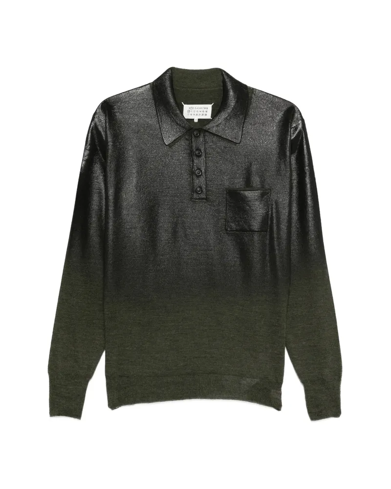 Maison Margiela Patch-pocket Polo Shirt Green