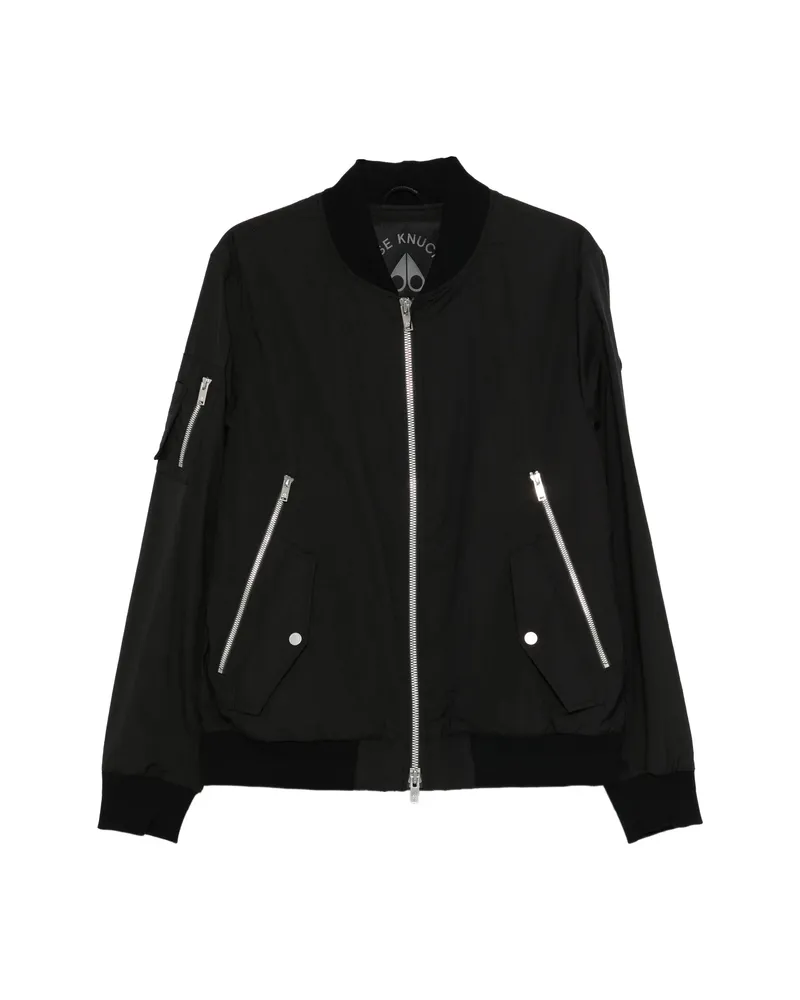Moose Knuckles Courville Bomber Jacket Black