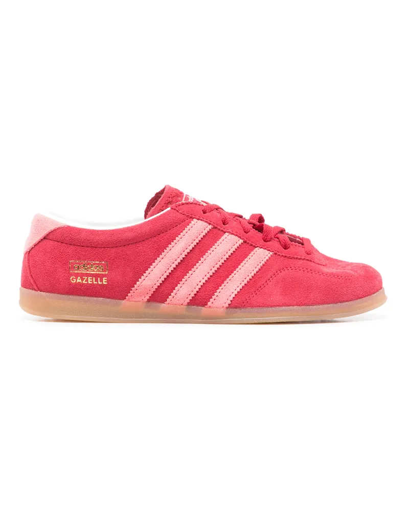 adidas Gazelle Three-stripe Trainers Red