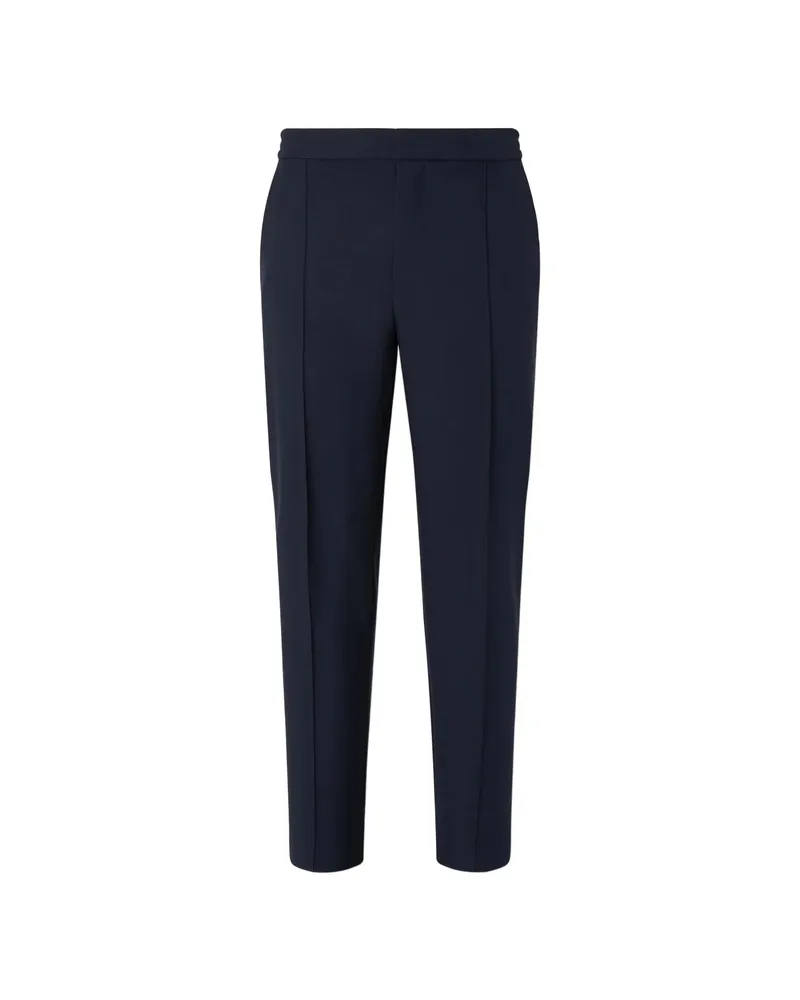 Ermenegildo Zegna Navy Blue Wool Pants Blue