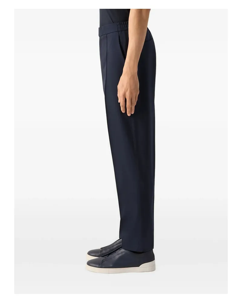 Ermenegildo Zegna Wool Trousers Blue