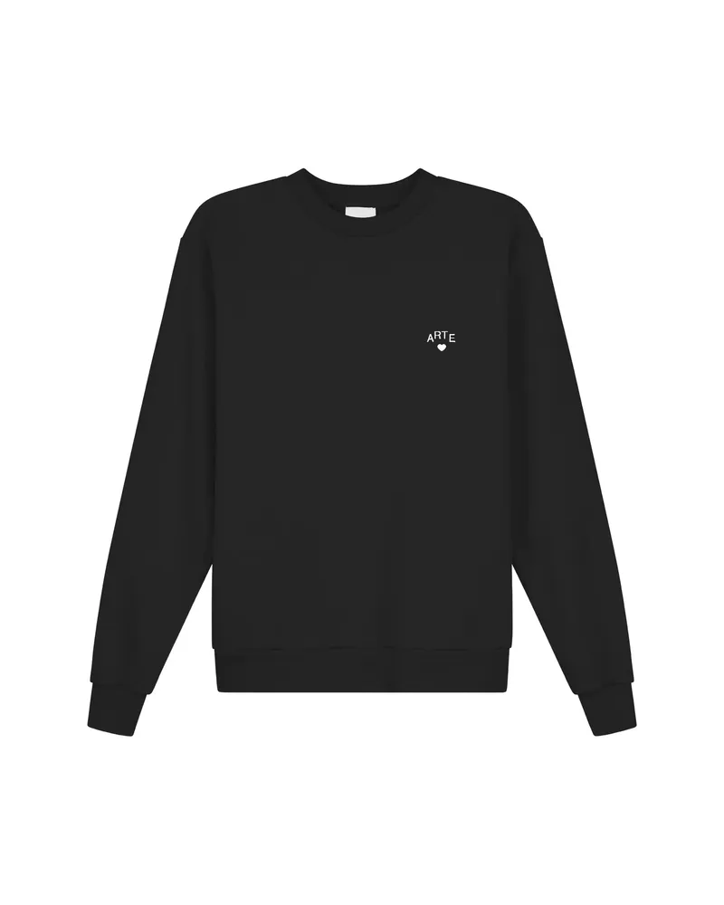 Arte Antwerp Logo-embroidered Sweatshirt Black