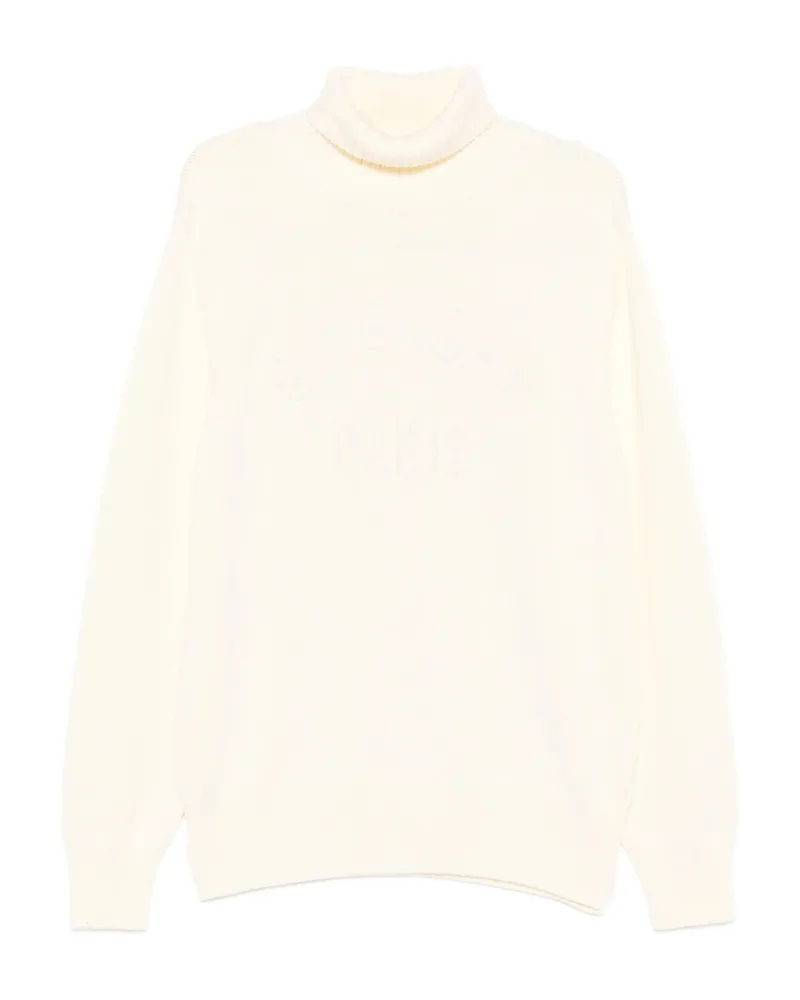 Givenchy Paris Turtleneck Sweater Neutrals