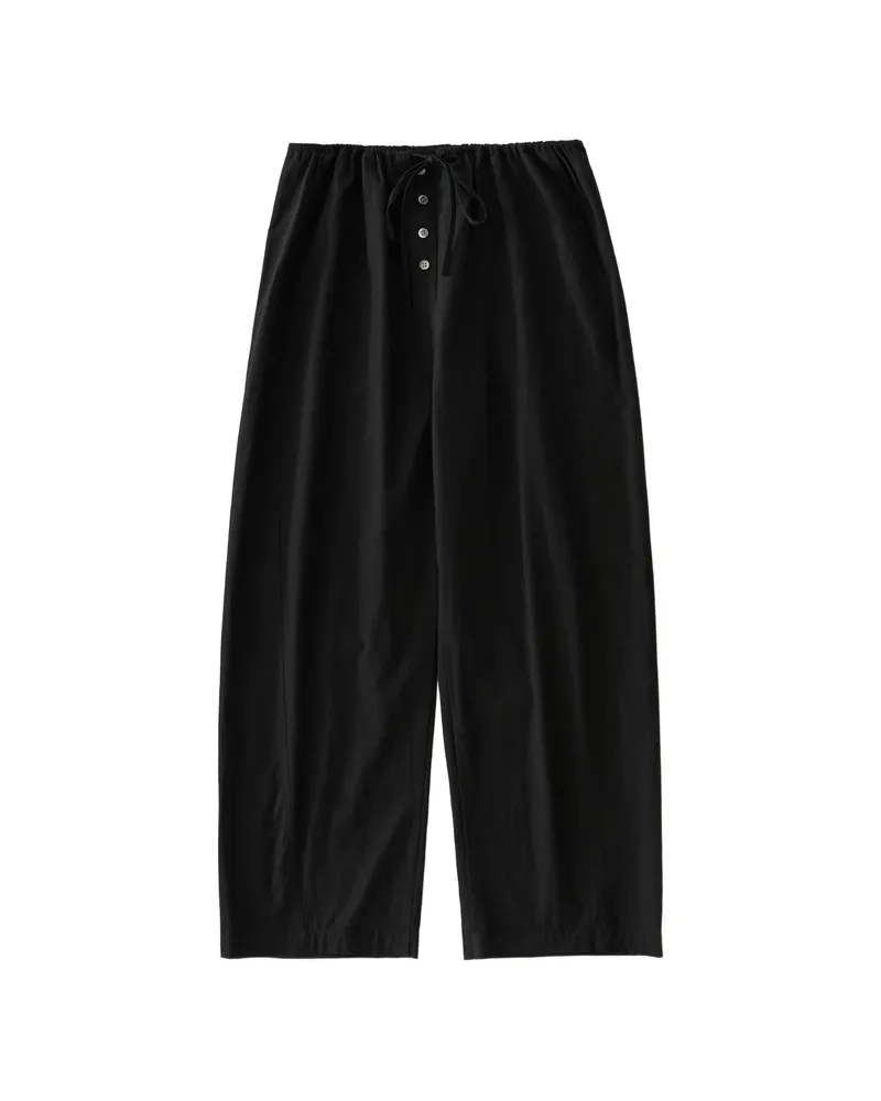 Studio Nicholson Ventura Tie-waist Trousers Black
