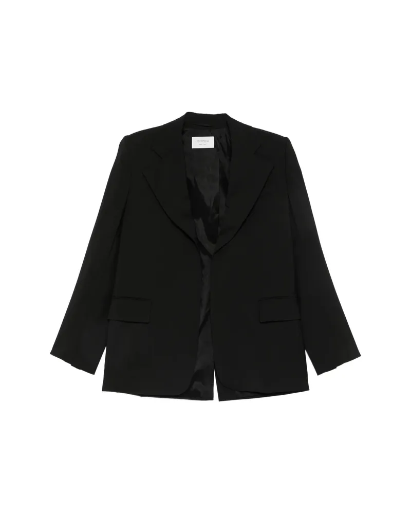 SPORTMAX Single-breasted Wool Jacket Black