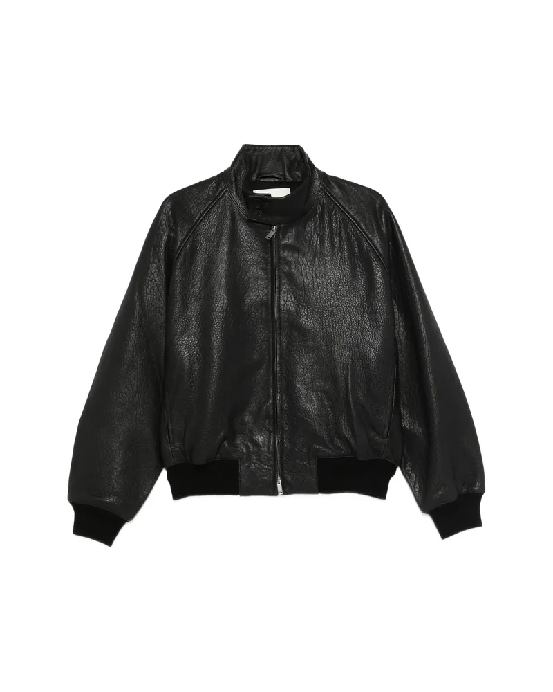 Studio Nicholson Zip-up Bomber Jacket Black