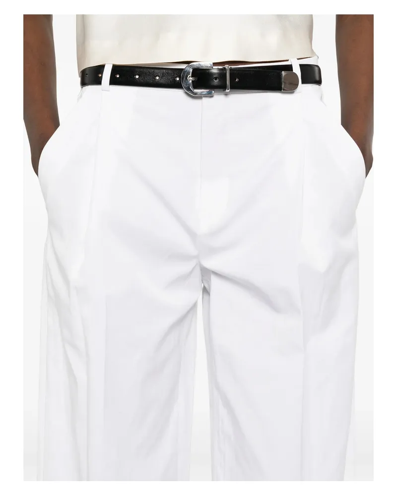 Vince Straight-leg Trousers White