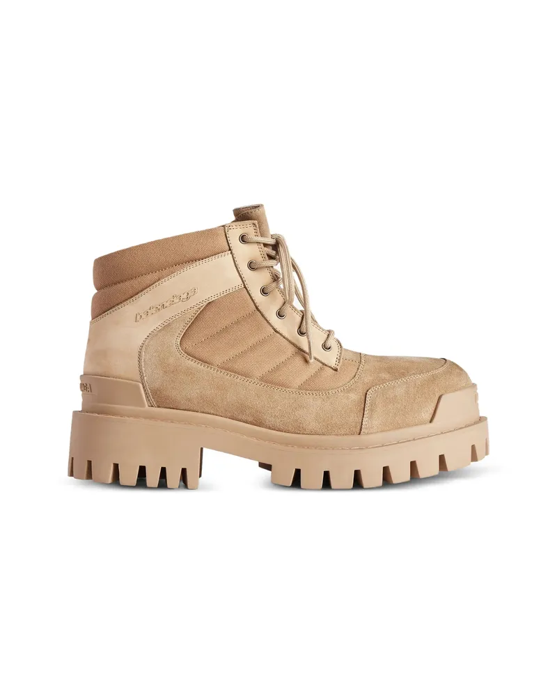 Balenciaga Strike Combat Boots Neutrals