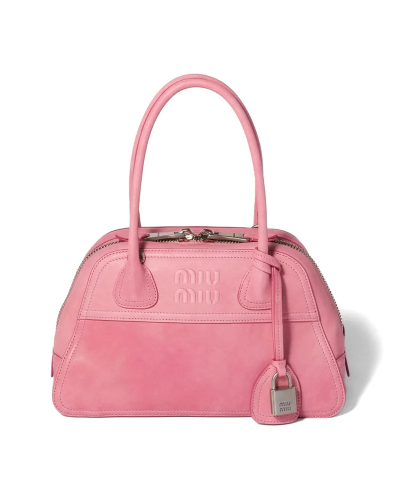 Miu Miu Vivant Nappa Leather Bag Pink