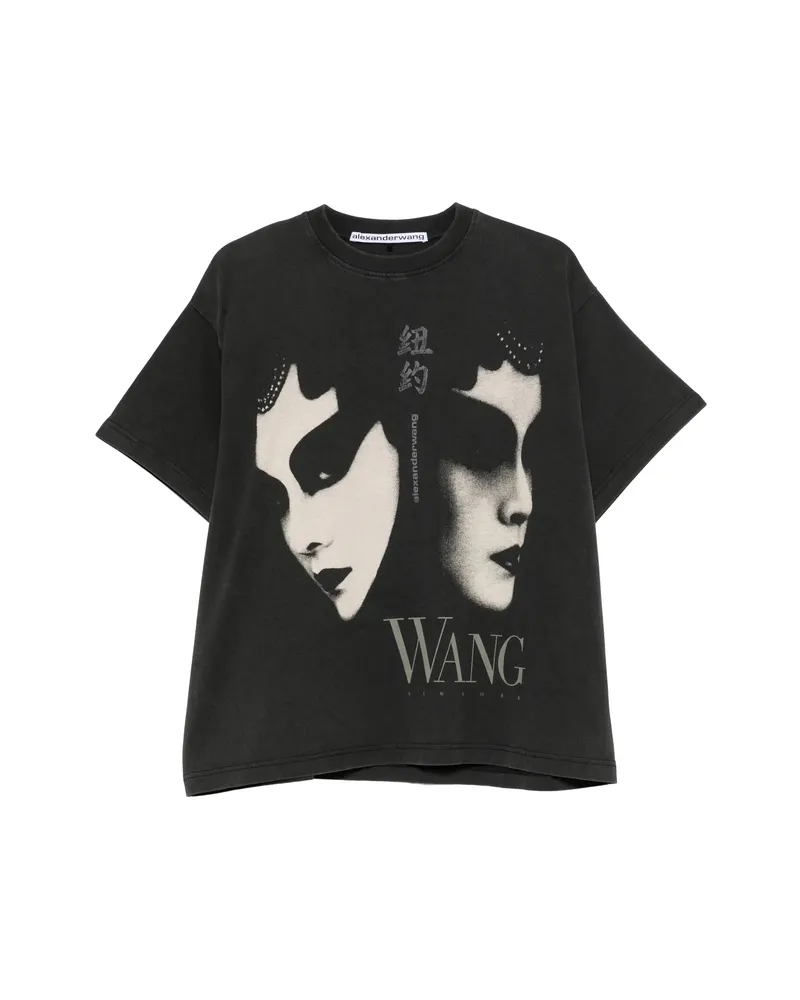 Alexander Wang Graphic-print T-shirt Black