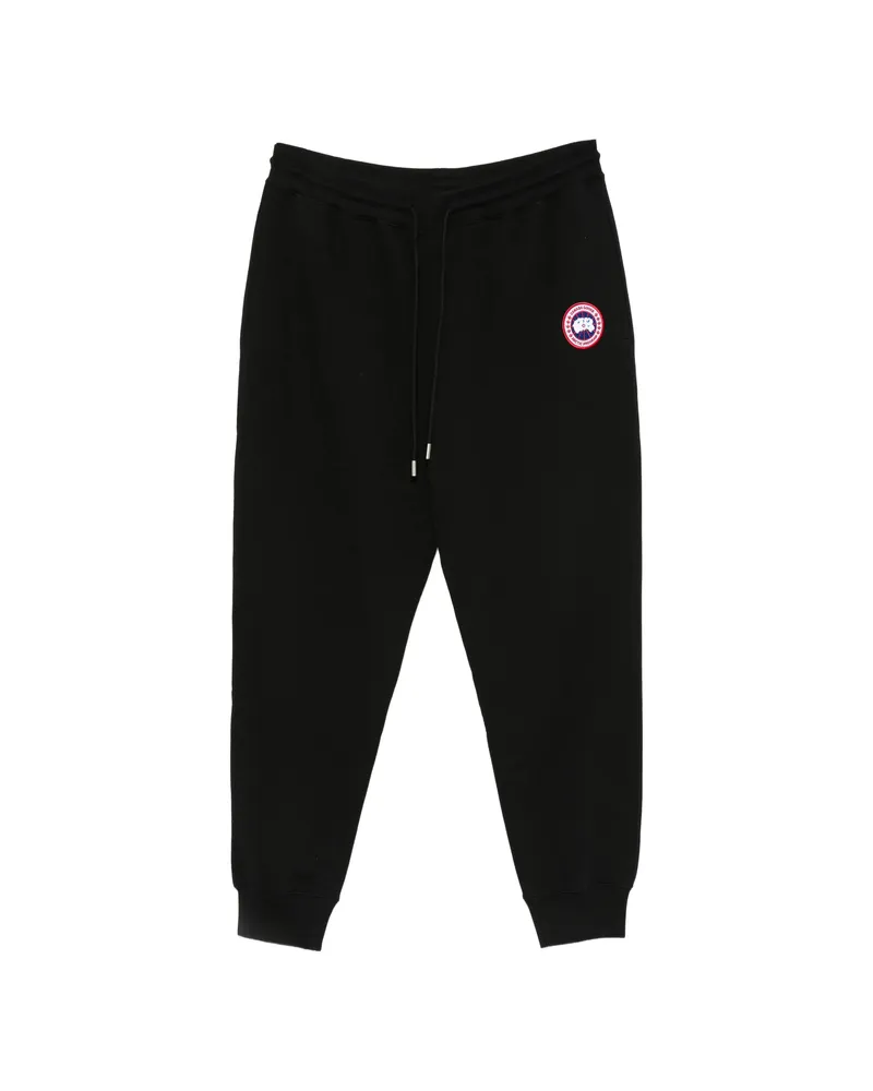 Canada Goose Logo-patch Drawstring Track Pants Black