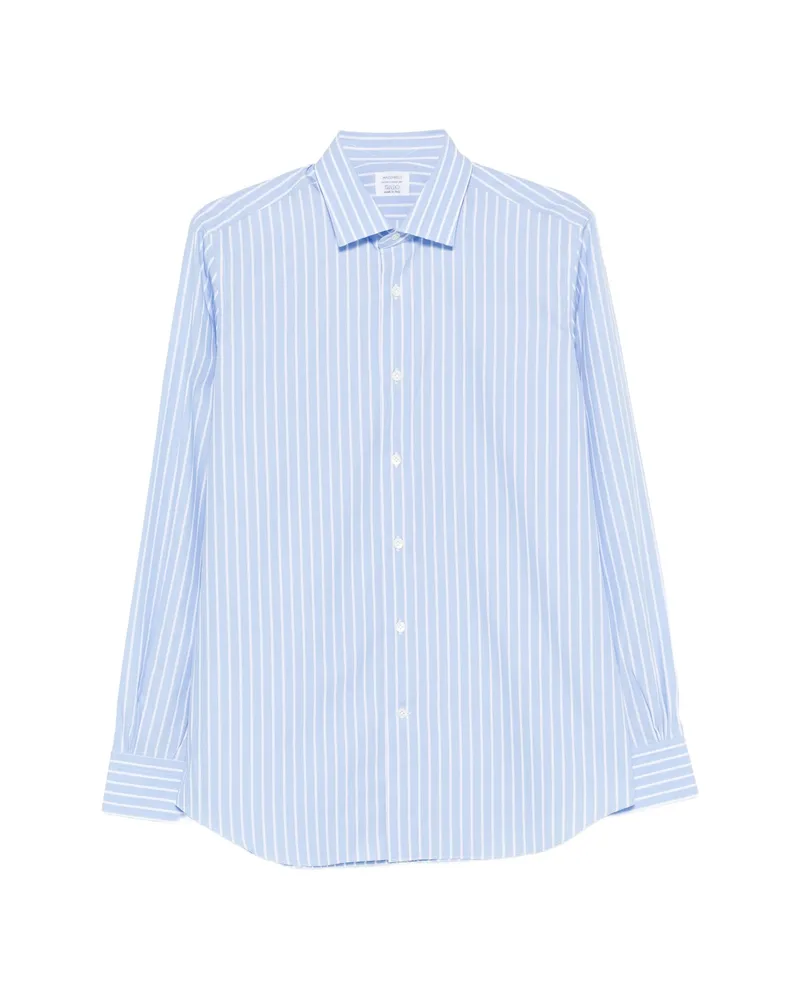 MAZZARELLI Striped Shirt Blue