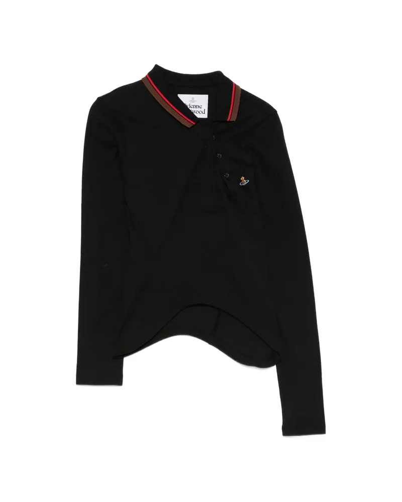 Vivienne Westwood Asymmetric Long-sleeve Top Black