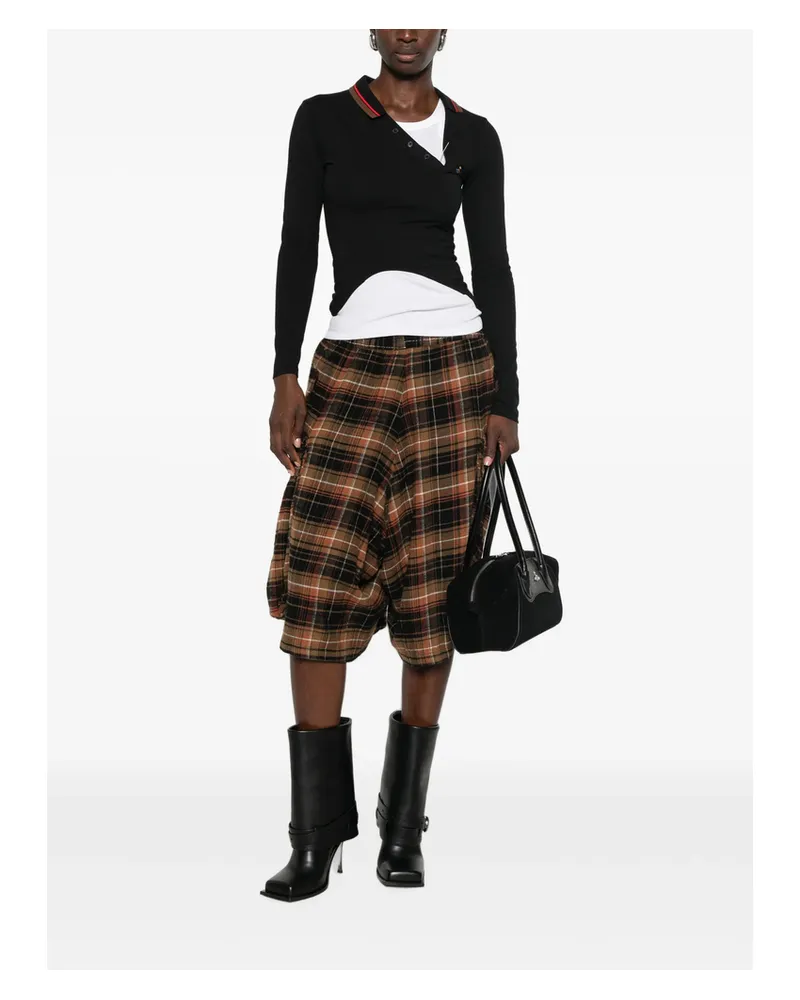 Vivienne Westwood Asymmetric Long-sleeve Top Black