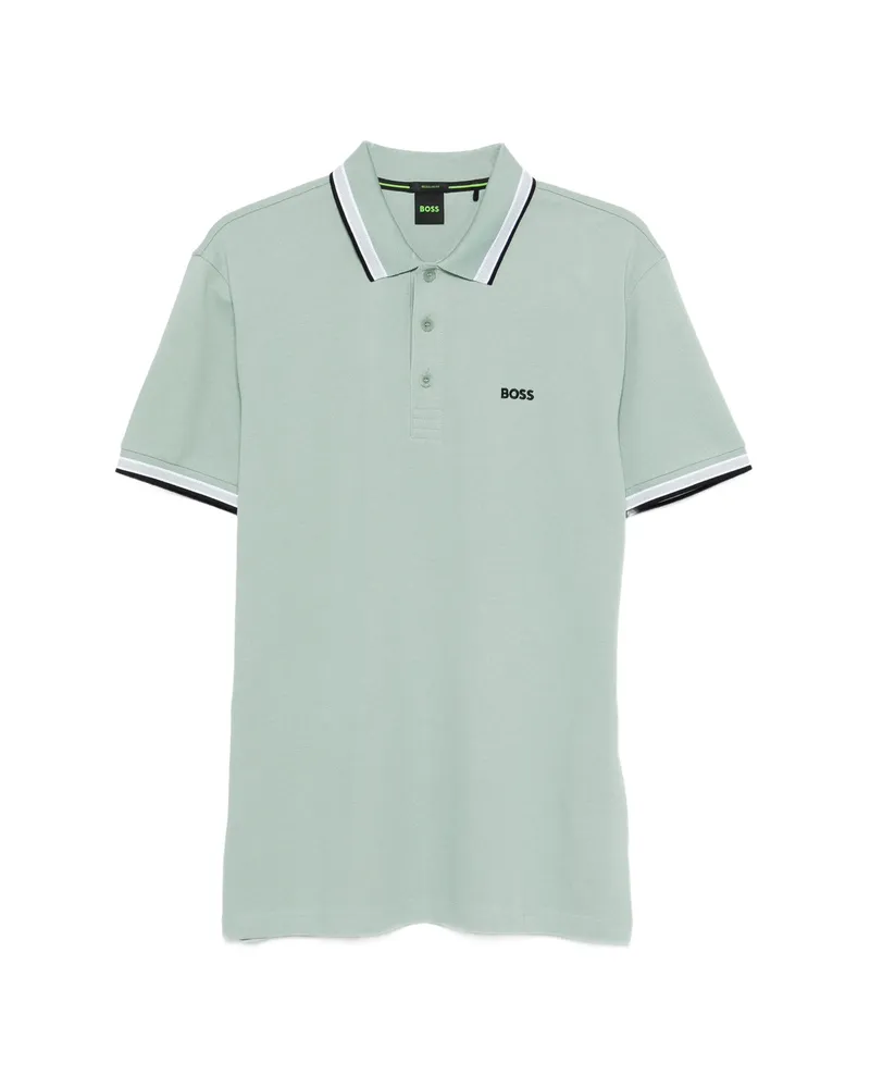 HUGO BOSS Short-sleeve Polo Shirt Green