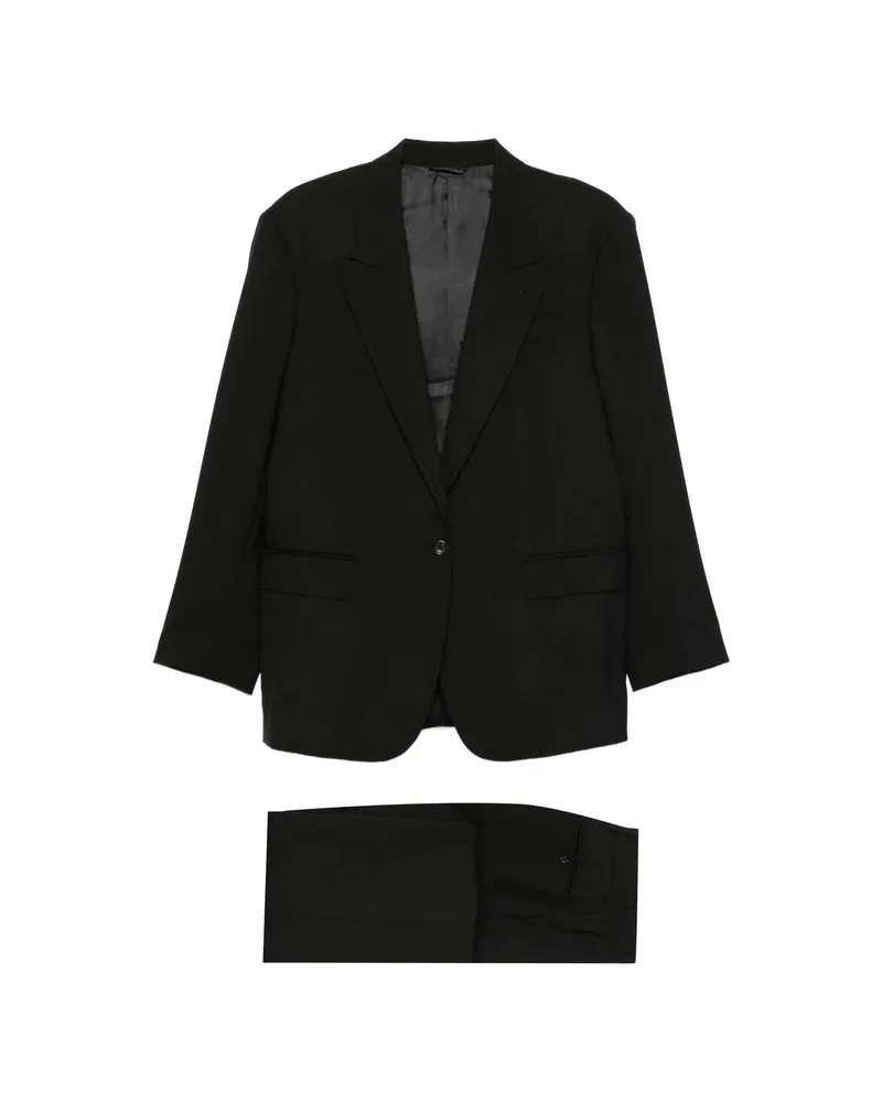 ERALDO Button-up Three-piece Suit Black