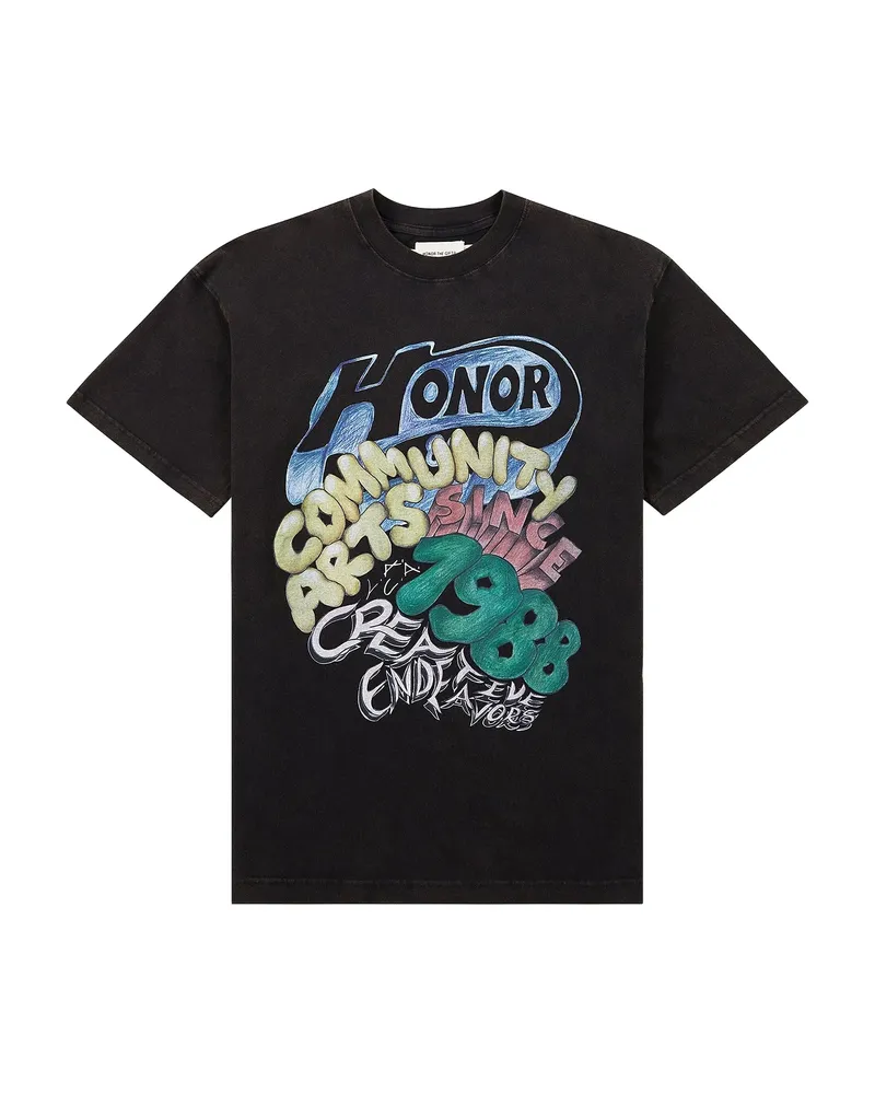 Honor The Gift Comm Arts Creative Short-sleeve T-shirt Black