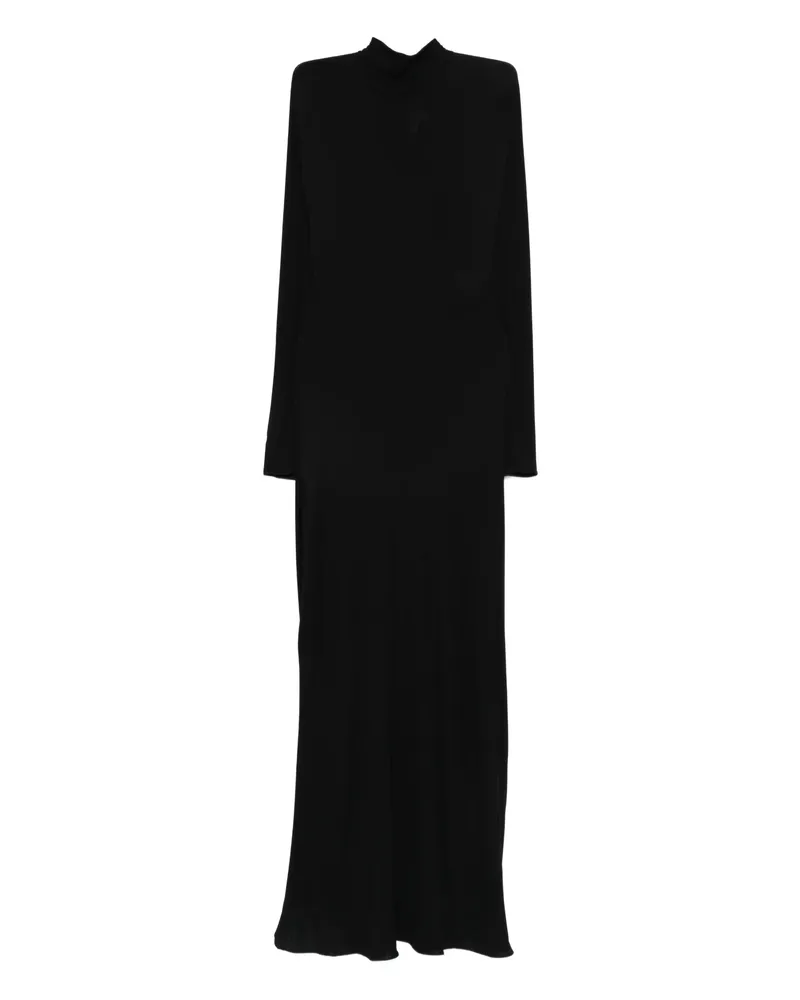 Alaïa Ruched Dress Black