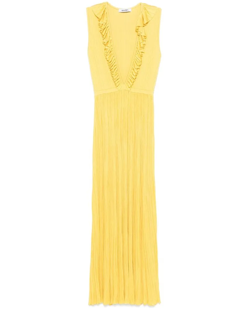 Antonino Valenti Sicilia Maxi Dress Yellow