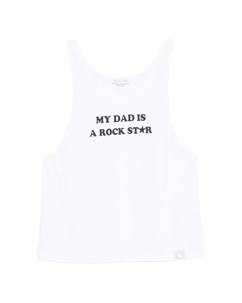 Stella McCartney Slogan-print Vest Top White