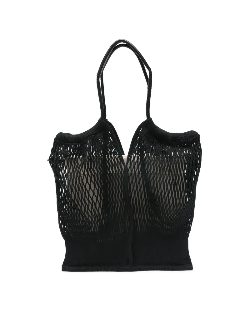 HEREU Hélene Net Tote Bag Black