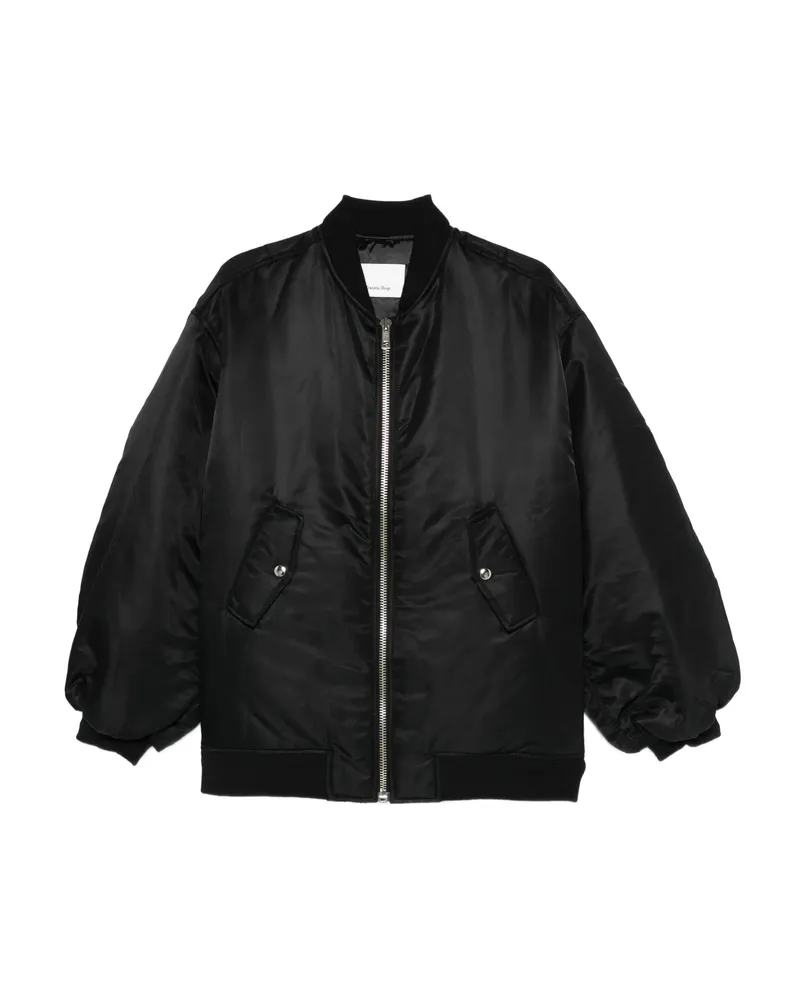 FRANKIE Shop Astra Zip-fastening Bomber Jacket Black