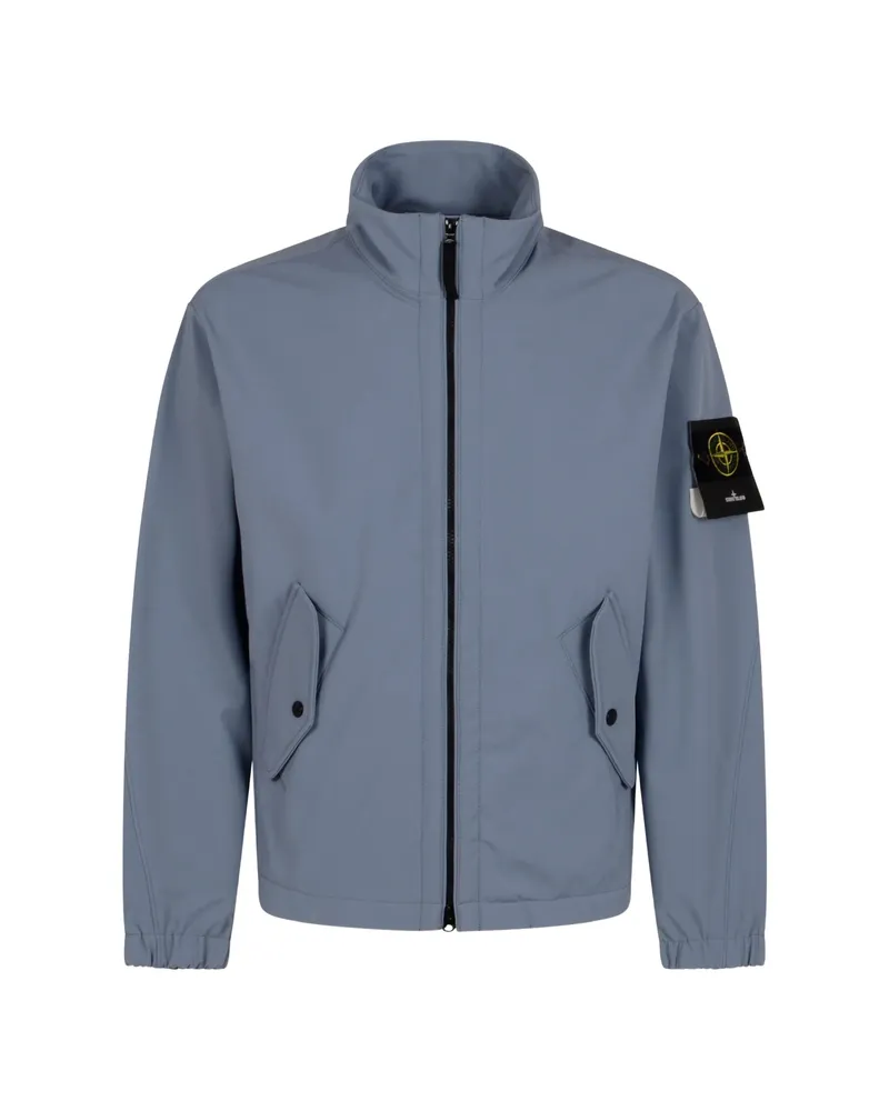 Stone Island Zip-up Jacket Blue