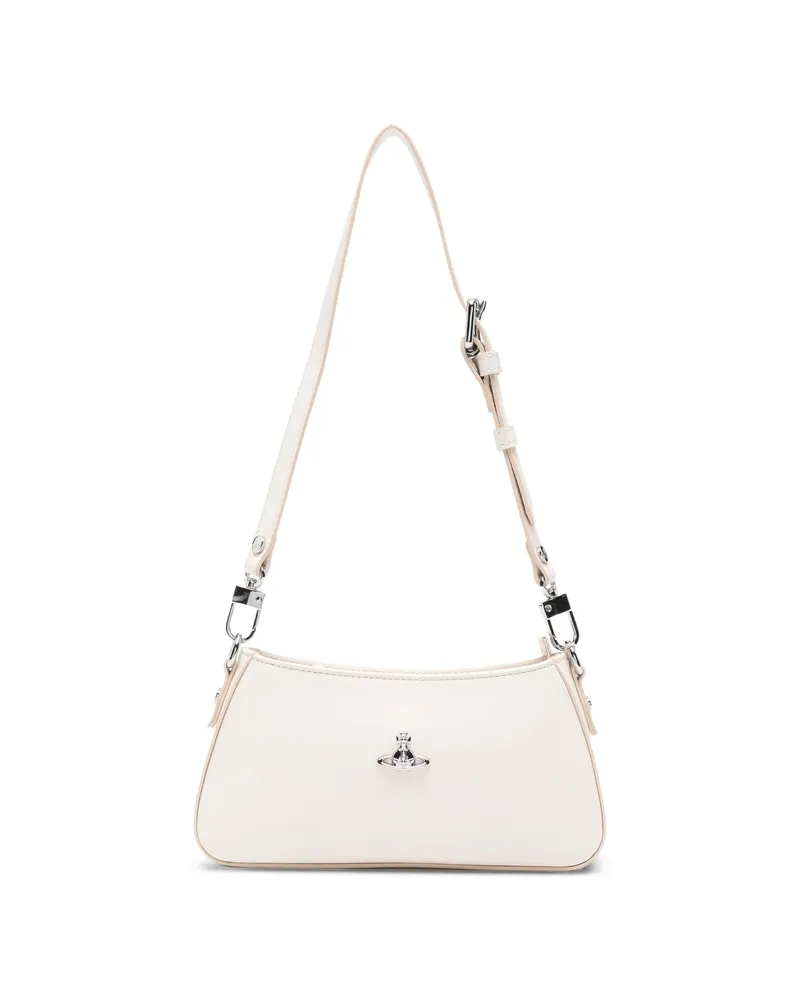 Vivienne Westwood Tasha Logo-plaque Shoulder Bag White