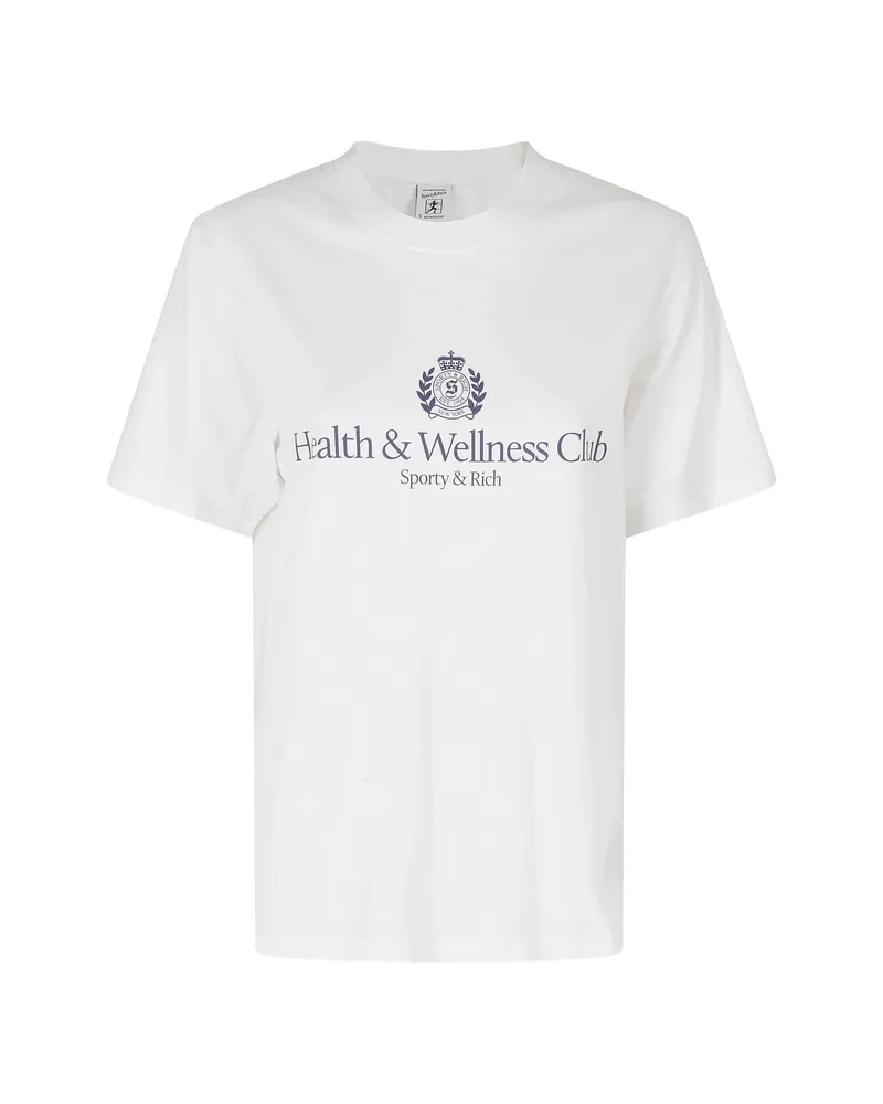 SPORTY & RICH Logo-print T-shirt White
