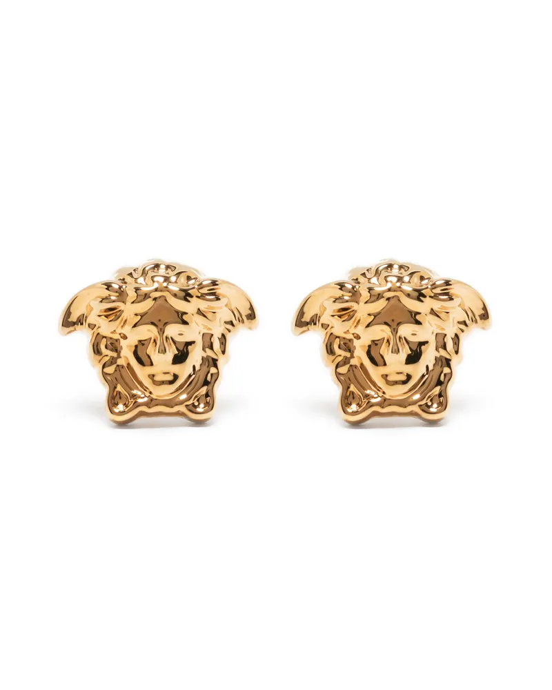 Versace Medusa Stud Earrings Gold