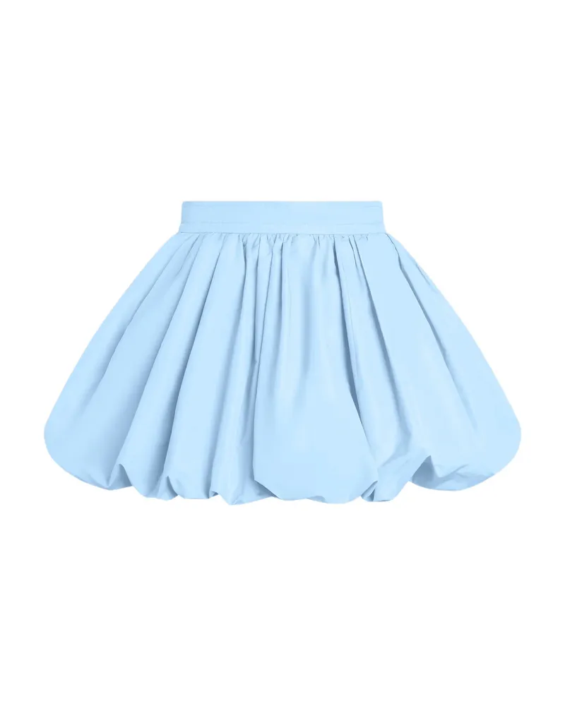Patou Bloomer Mini A-line Skirt Blue