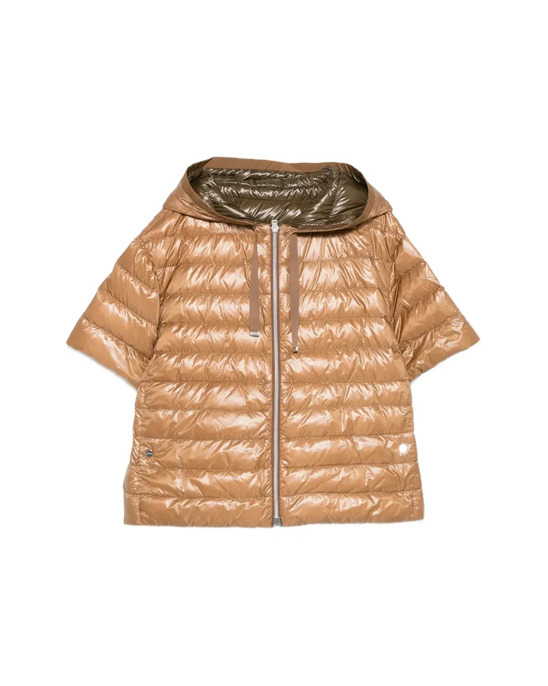 Herno Short-sleeve Padded Jacket Neutrals