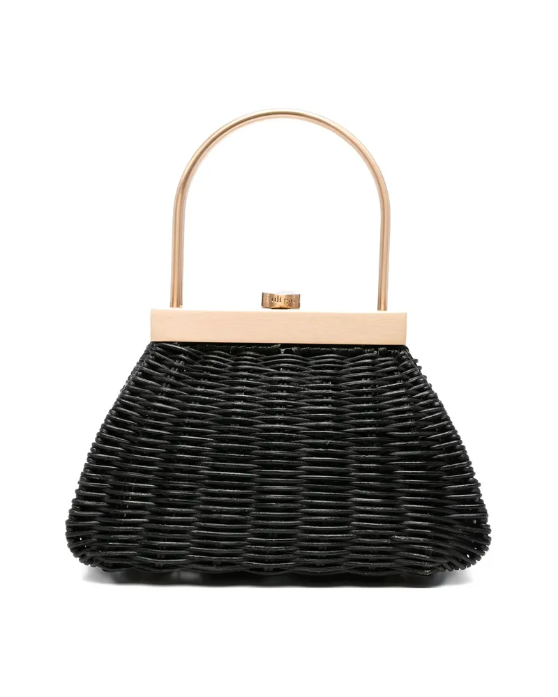 Cult Gaia Mini Estelle Top-handle Bag Black