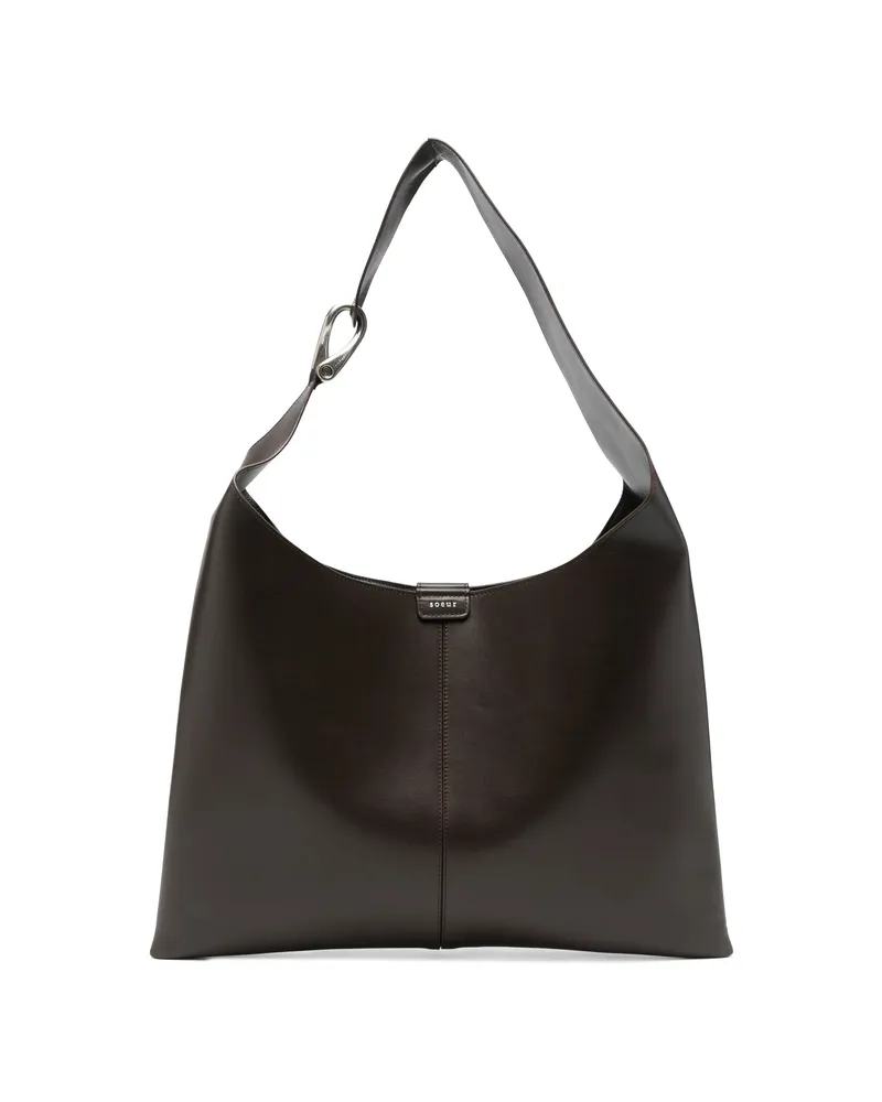 Soeur Cosima Leather Shoulder Bag Brown