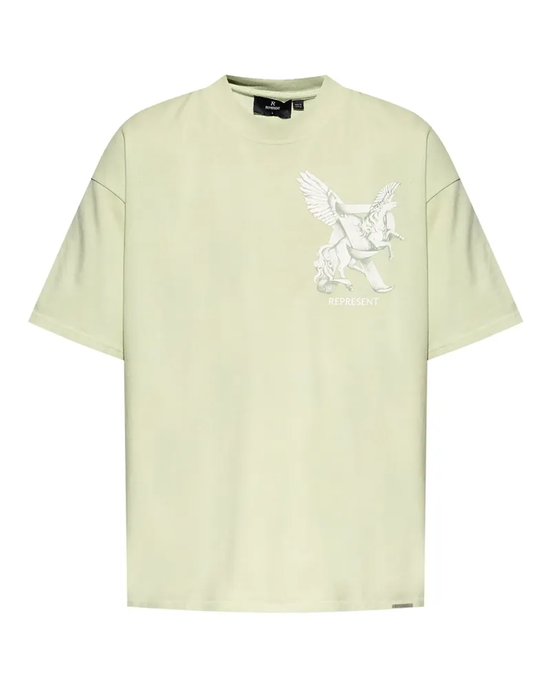 REPRESENT Graphic-print T-shirt Green