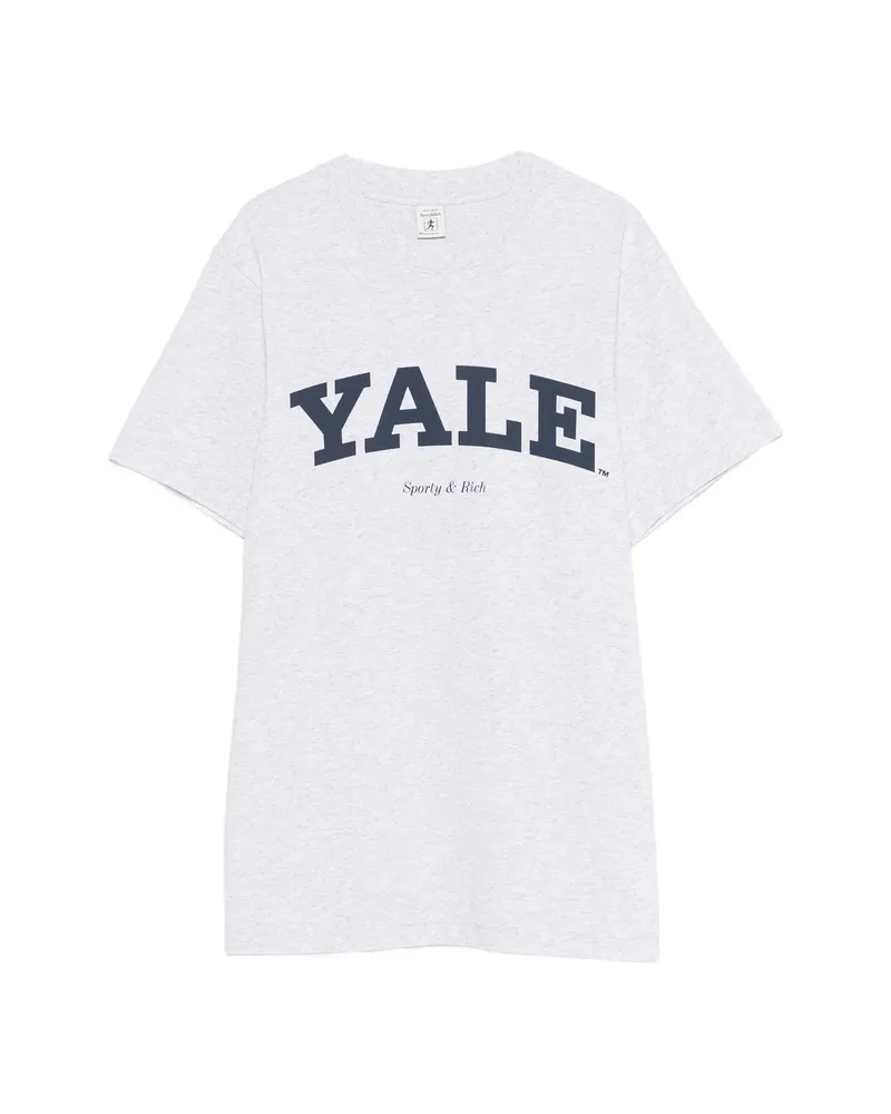 SPORTY & RICH Femi Yale T-shirt Grey