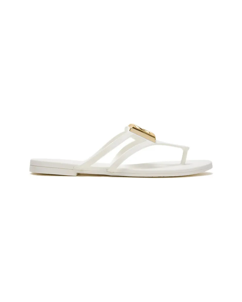 Dolce & Gabbana Logo-appliqué Slides White