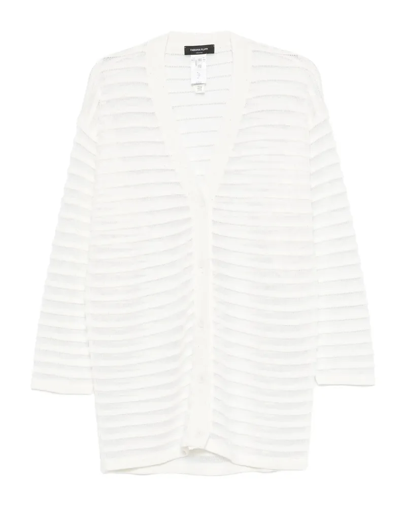 Fabiana Filippi V-neck Cardigan White