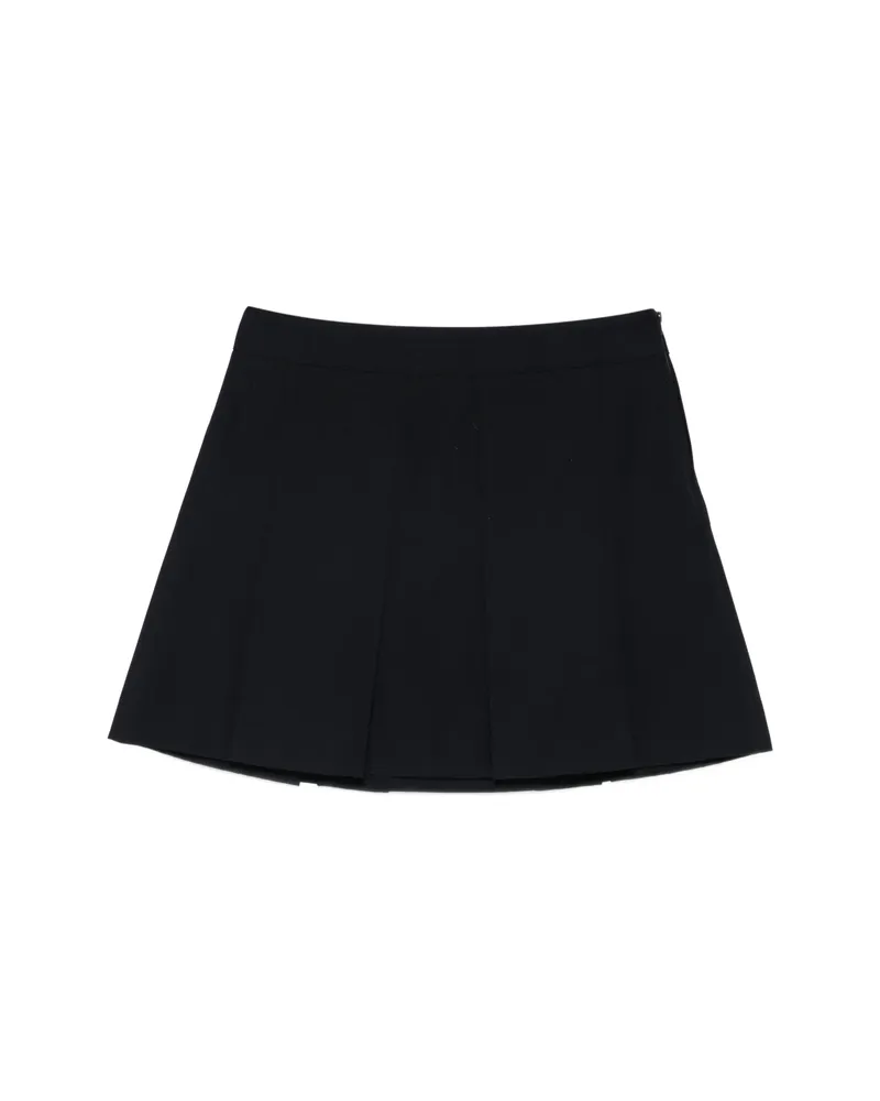 A.P.C. A. p.c. Pleated Mini Skirt Blue