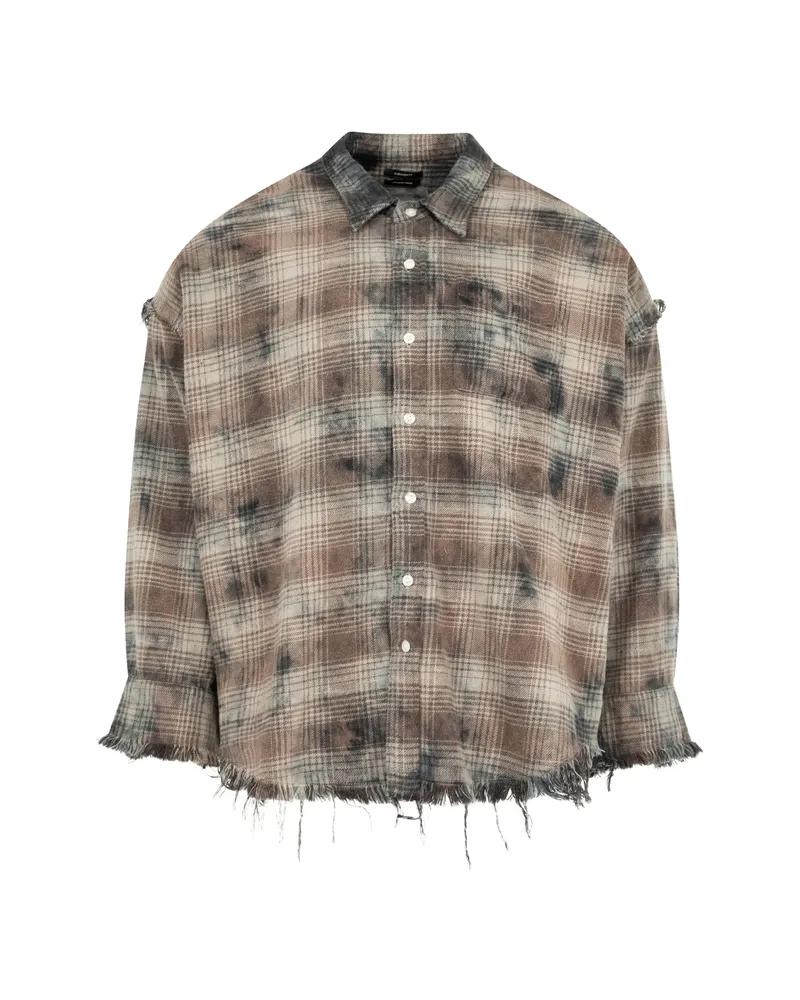 R13 Distressed Shirt Neutrals