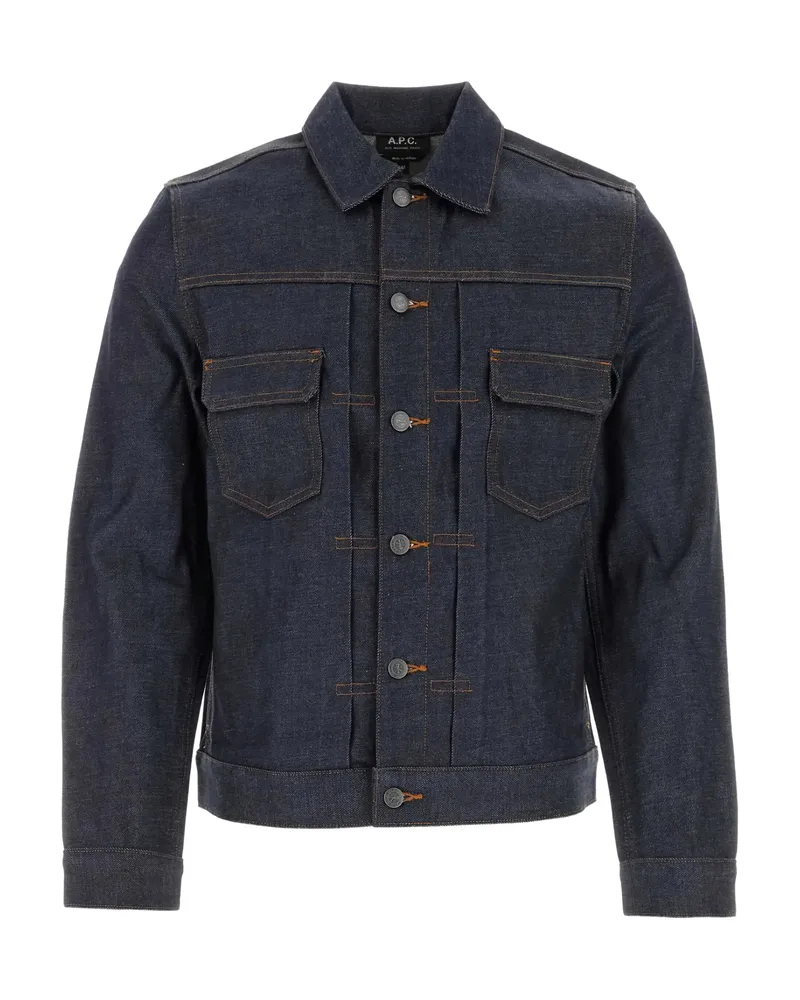 A.P.C. A. p.c. Classic Denim Jacket Blue