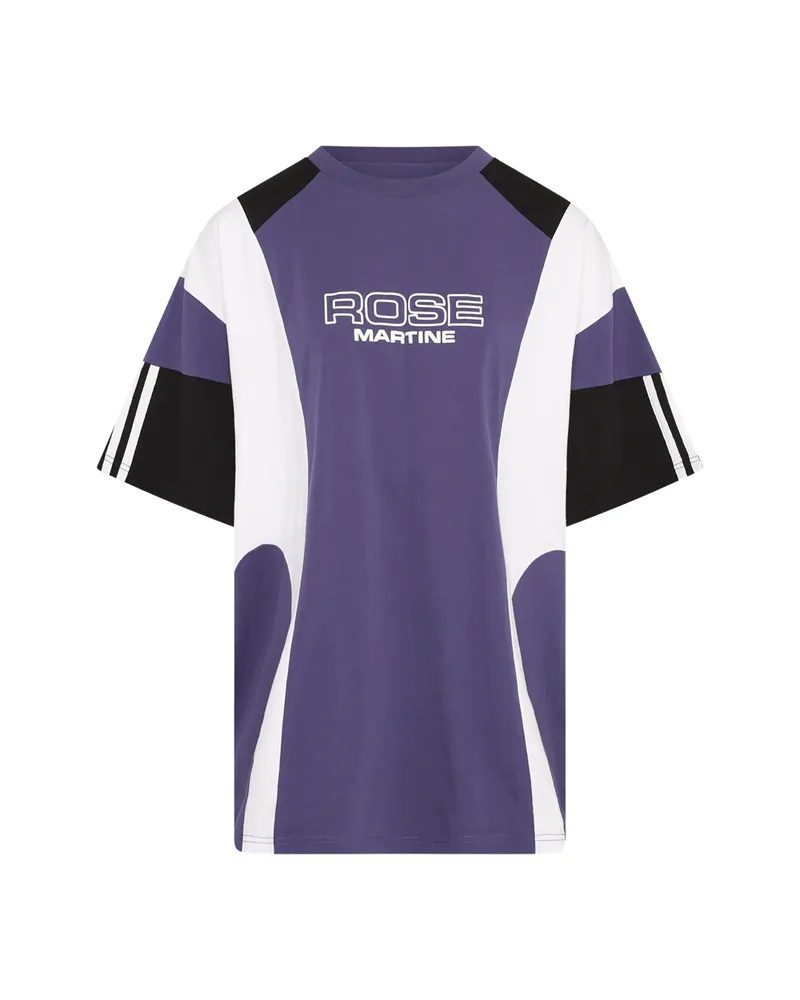Martine Rose Colourblock T-shirt Purple
