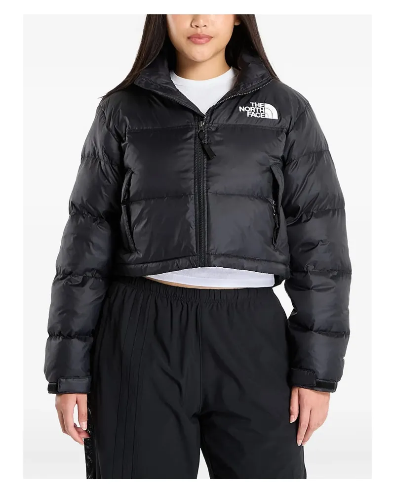 The North Face Nuptse Short Jacket Wmns "TNF Black Black