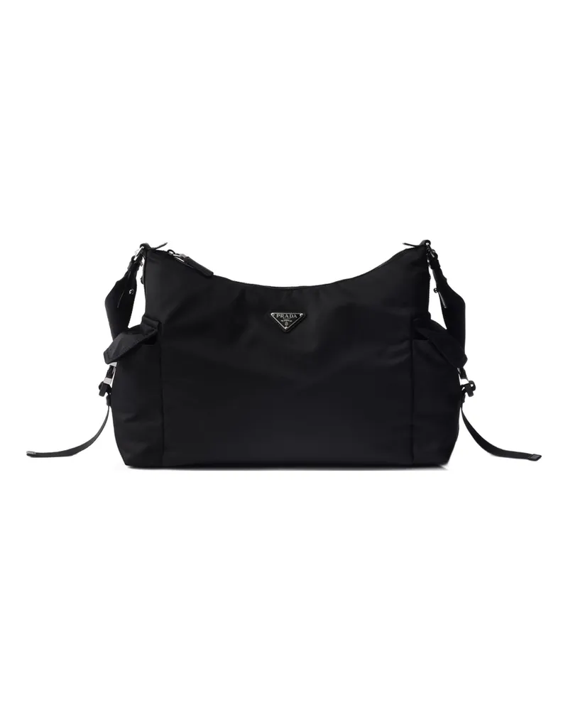 Prada Explore Logo-plaque Tote Bag Black