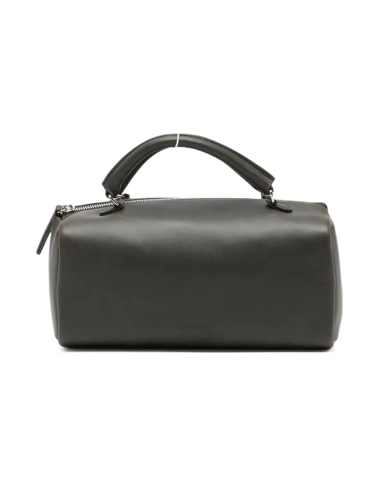 LOW CLASSIC Loaf Leather Top-handle Tote Bag Brown